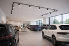 Szynoprzewód Szyna 4m + 8x Lampa GU10 LED Oświetlenie szynowe Zestaw system sufitowy, czarny, 8 punktów świetlnych