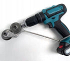 Adapter do wkrętarki wiertarki nożyce do cięcia blachy przystawka do metalu, arkusze faliste, grubość do 1,5 mm