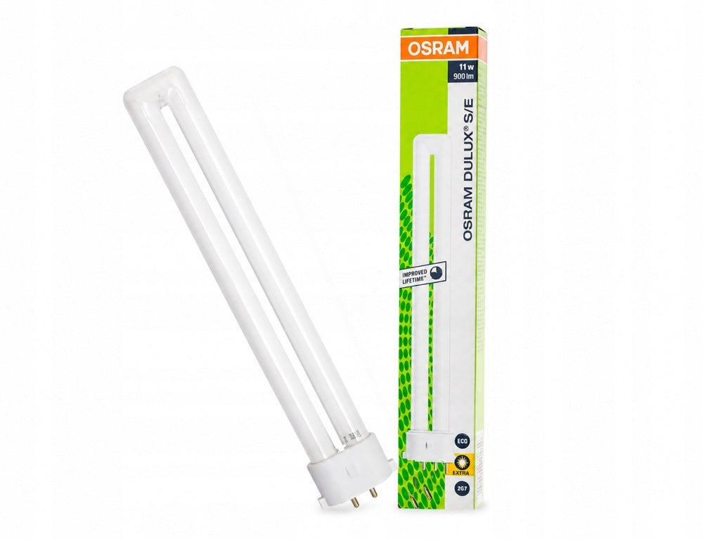 Świetlówka kompaktowa 2G7 11W 4000K Osram dulux S/E lampa rurkowa liniowa 900 lm, neutralna biel do opraw