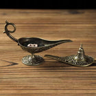 Kadzielnica kadzielniczka do kadzideł metalowa lampa alladyna podstawka na kadzidło dekoracyjna do domu 11,8 x 5 cm