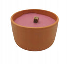 Znicz ceramiczny gliniany wichrowy 10,5 cm szturmowy 9 sztuk czerwona lampion nagrobny, lampka cmentarna, dekoracja na