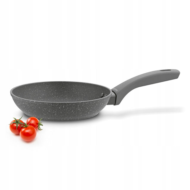 Mała patelnia indukcja granitowa patelnia 20 cm Greys Marble Konighoffer do smażenia, nieprzywierająca, na gaz, kuchenkę elektryczną i ceramiczną