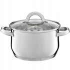 Ambition berry garnek z pokrywką 20 CM 3,5 L stal naczynie kuchenne do gotowania, nierdzewne, tradycyjne