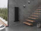 Grzejnik dekoracyjny pionowy czarny Mexen Oregon 1200x360 łazienkowy wodny 360 mm 1200 mm grzewcza