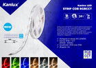 Taśma LED Kanlux lcob 3W/M 12 IP00-WW pasek świetlny, oświetlenie dekoracyjne, 5 m, 1440 lm, 15 w, 12 V DC, ciepła biel