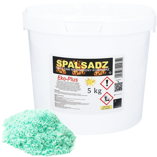 Spalsadz do wypalania spalania sadzy dopalacz do pieca komina kominka 5 KG środek do czyszczenia