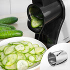 Szatkownica elektryczna rozdrabniacz do warzyw ziemniaków 350W vege cutter tarka kuchenna, krojenie w plastry, tarcie