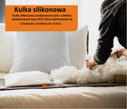 2x poduszka antyalergiczna 70x80 pikowana gruba zamek regulacja zestaw 2szt wkład z kulek silikonowych 920 g do spania