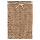 Kosz na pranie, pojemnik Eco 40l metalowy organizer bieliźniany, beżowy, wolnostojący, 38x22x55 cm