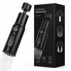 Przedłużka do kranu baterii kuchennej końcówka adapter 3 tryby perlator 360 czarny