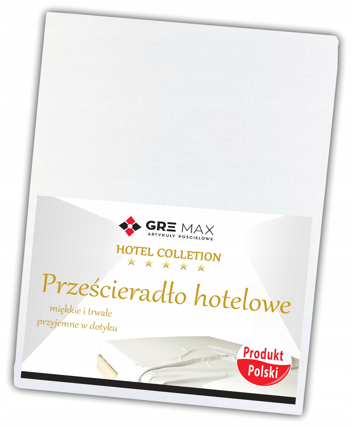 Prześcieradło hotelowe 160x220 100% bawełna biała tkanina na materac, tekstylia do sypialni