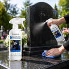 Płyn do Mycia Nagrobków Granitu Marmuru Lastriko bez smug NanoClean 500ml preparat czyszczący pomniki kamienne