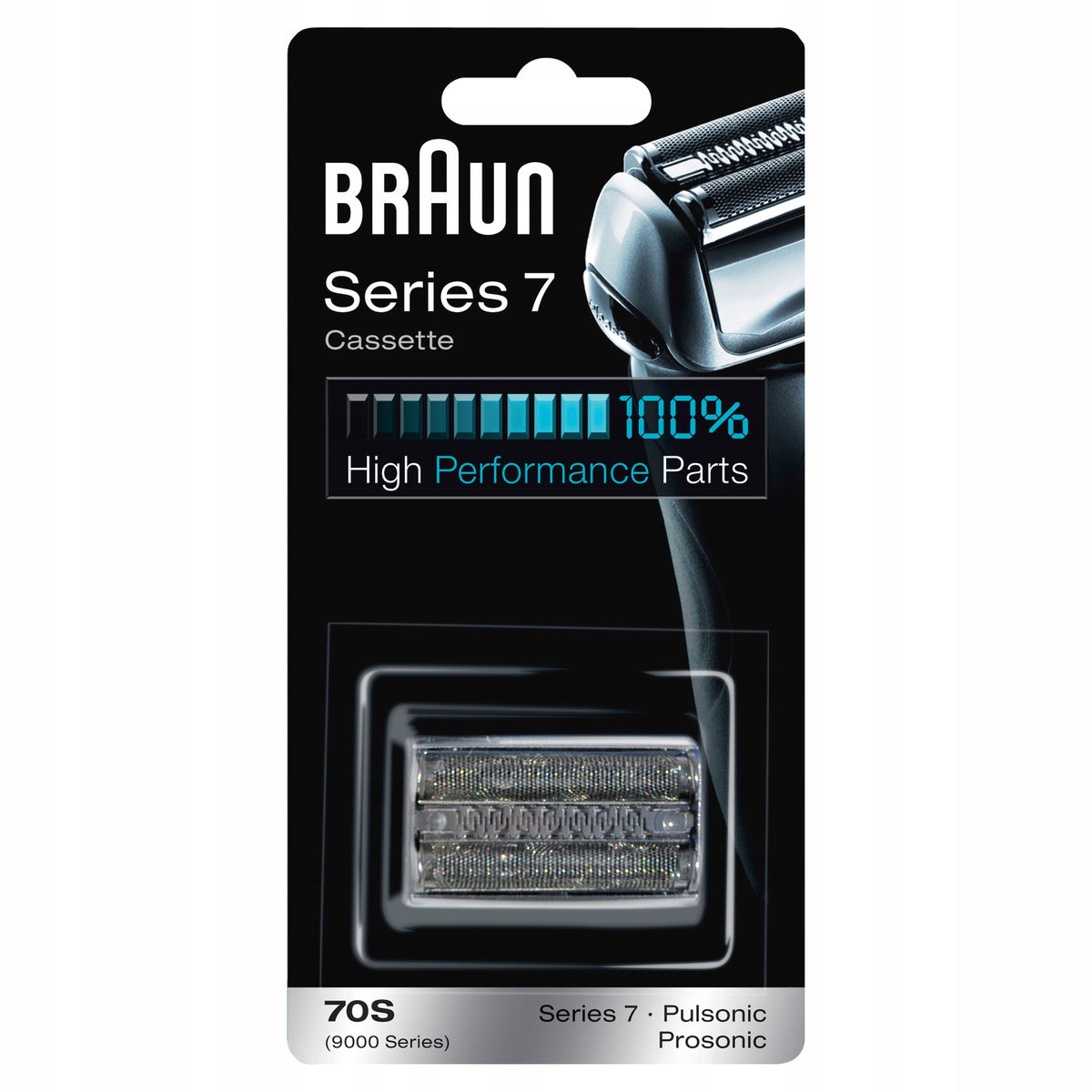 Braun Series 7 70S oryginalna Wymienna głowica golarki elektrycznej głowica do golarki srebrny/szary golarka