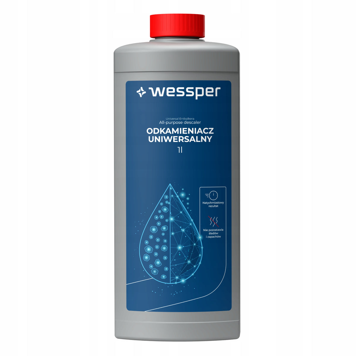 Wessper CleanMax - duży uniwersalny odkamieniacz do ekspresu 1l w płynie