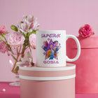 Kubek z nadrukiem kpop demon hunters huntrix łowczynie demonów z imieniem naczynie do kawy i herbaty, upominek dla