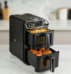 Frytkownica beztłuszczowa 2x5,5L 11l AIR fryer pionowa 2460W czarny