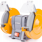 Szlifierka stołowa 1850W kamieniowa podwójna 2x kamień tarcza 200mm mocna ostrzałka elektryczna do narzędzi