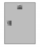 Lustro 70x50 w wąskiej aluminiowej ramie loft czarna biała srebrna złota prostokątne ścienne do łazienki przedpokoju