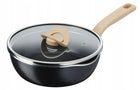 Głęboka patelnia z pokrywką TEFAL One Pick 22 cm indukcja naczynie do smażenia, powłoka nieprzywierająca, do gazu
