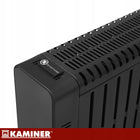 Grzejnik Olejowy Elektryczny Termostat 2500W 11 Żeber Czarny WiFi Pilot 500 mm 640 mm grzewcza
