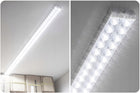Lampa LED sufitowa robocza przemysłowa listwa oprawa liniowa 120cm 4500K do garażu warsztatu magazynu, biała aluminiowa