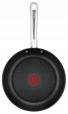 Zestaw patelni stalowe tefal Infinite 28/30cm indukcja gaz nieprzywierająca 2 sztuki, do piekarnika i zmywarki