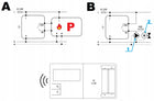 STEROWNIK REGULATOR POKOJOWY BEZPRZEWODOWY 091 FL/RF + KLUCZYK DO GRZEJNIKA biały