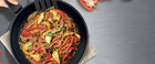 Wok 28cm tefal XL Intense gazowa non stick duża patelnia do smażenia stir-fry, do kuchni elektrycznej i ceramicznej
