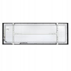 Panel LED Sufitowy 40W natynkowy 90 x 30cm Plafon Czarny barwa 4000K lampa prostokątna do salonu, kuchni i biura