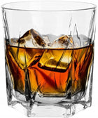 Szklanki do whisky napojów drinków LUXITO HARRY 330 ml KOMPLET 6 sztuk koktajlowe, bezbarwne szkło, można myć w zmywarce