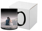 Magiczny foto kubek z własnym zdjęciem nadrukiem naczynie ceramiczne zmieniające kolor, 330 ml, personalizowane, do