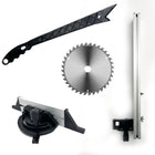 Piła stołowa krajzega pilarka tarczowa przecinarka 255mm soft start 5300RPM do drewna, 2000 w, 230 V, waga 22 kg