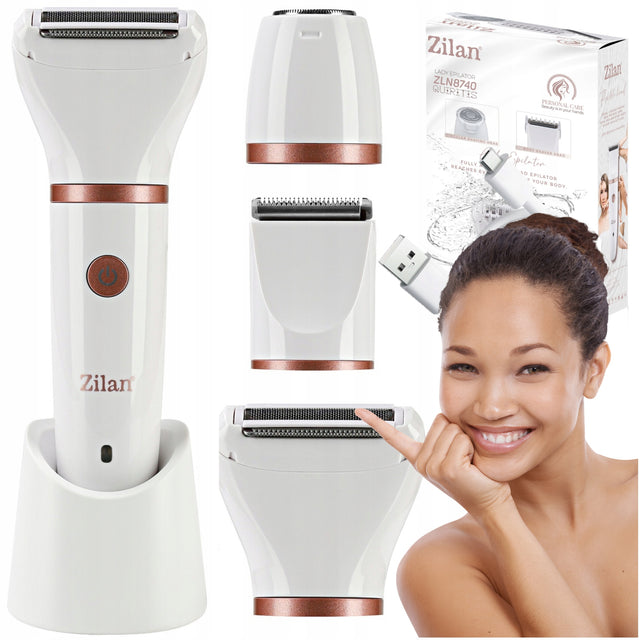 Golarka damska do ciała bikini NÓG pach wodoodporna USB 3W1 0.2 kg