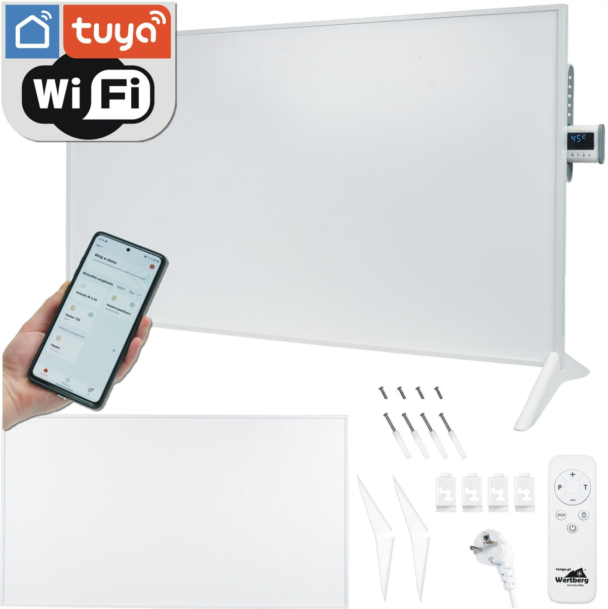 grzejnik na podczerwień Wertberg IR promiennik panel 600W 600 W