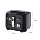 Frytownica frytkownica FR18C olejowa 2,5l eldom 1800W tradycyjna 1800 w czarny