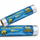 Folia Aluminiowa spożywcza gastronomiczna 50m catering gruba mocna do pieczenia, grillowania, pakowania i