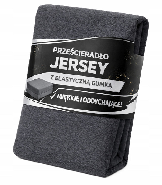 Prześcieradło z gumką 160x200 + 25 CM boki miła bawełna elastyczna jersey na łóżko, do sypialni, tekstylia pościelowe