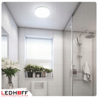 Plafon LED Lampa Sufitowa CCT Biała Ciepła Zimna 22cm IP54 18W Zewnętrzny okrągła oprawa z wbudowanym źródłem światła
