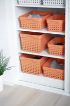 Koszyk do przechowywania Pojemnik Organizer plastikowy 26,8x35,7x20,9cm cza na upominki, 16 l