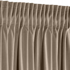 Gotowe Zasłony WELUROWE na Taśmie Żabki 140x270 Zasłona Velvet Ciemny Beż zaciemniające do salonu i sypialni, gładkie
