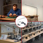 Lampa biurkowa LED regulacja natężenia barwy, do pracy nauki laptopa Nocna lampka stołowa, ściemniana, zmienna