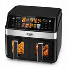 Frytkownica beztłuszczowa DeKRAFT DE6004-MAX Air Fryer 10l 2 komory 2000W czarny