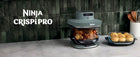 Frytkownica beztłuszczowa Ninja CRISPi Pro XL 7w1 AS101EUGY 2100 w szary