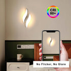 LAMPA ŚCIENNA CHROM KINKIET LED NOWOCZESNA DO SALONU KORYTARZA 3000K 12W oprawa metalowa srebrna 2 punkty świetlne do