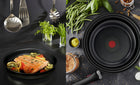 Patelnie garnki tefal Ingenio Ultimate 10el naczynia kuchenne aluminiowe z powłoką nieprzywierającą do indukcji