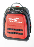 Milwaukee Packout plecak narzędziowy systemowy 4932471131 48 kieszeni torba monterska 48 l z przegródkami, podstawą i