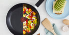 Patelnia do smażenia Simplicity Non-Stick 24cm na gaz okrągłe naczynie kuchenne, kuchenka ceramiczna i elektryczna
