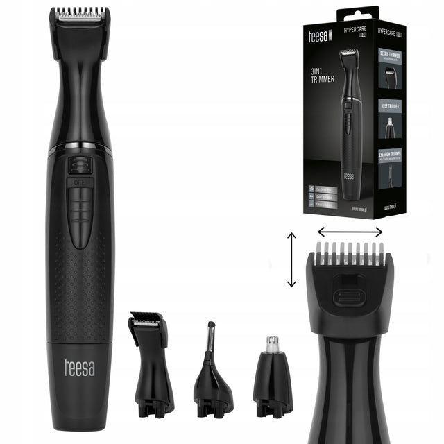 Trymer 3w1 do pielęgnacji osobistej Teesa hyper care T100 czarny