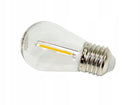 10x Żarówka LED Filament E27 1W 2700K Ciepła do Girland Ozdobna Edison kulista lampka łańcuch świetlny 60 lm biały