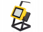 Halogen lampa przenośny budowlany z wtyczką LED 20 SMD 100W akumulator naświetlacz reflektor roboczy IP65 2400 lm zimne